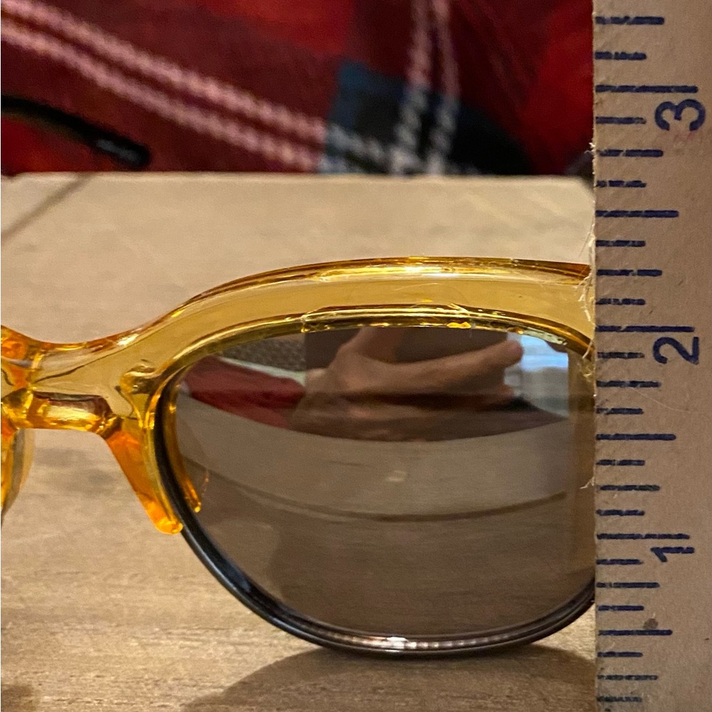 Quay Australia - Bronx Half-Rimmed Sunglasses in Coffee with Silver Mirr… - Picture 15 of 16